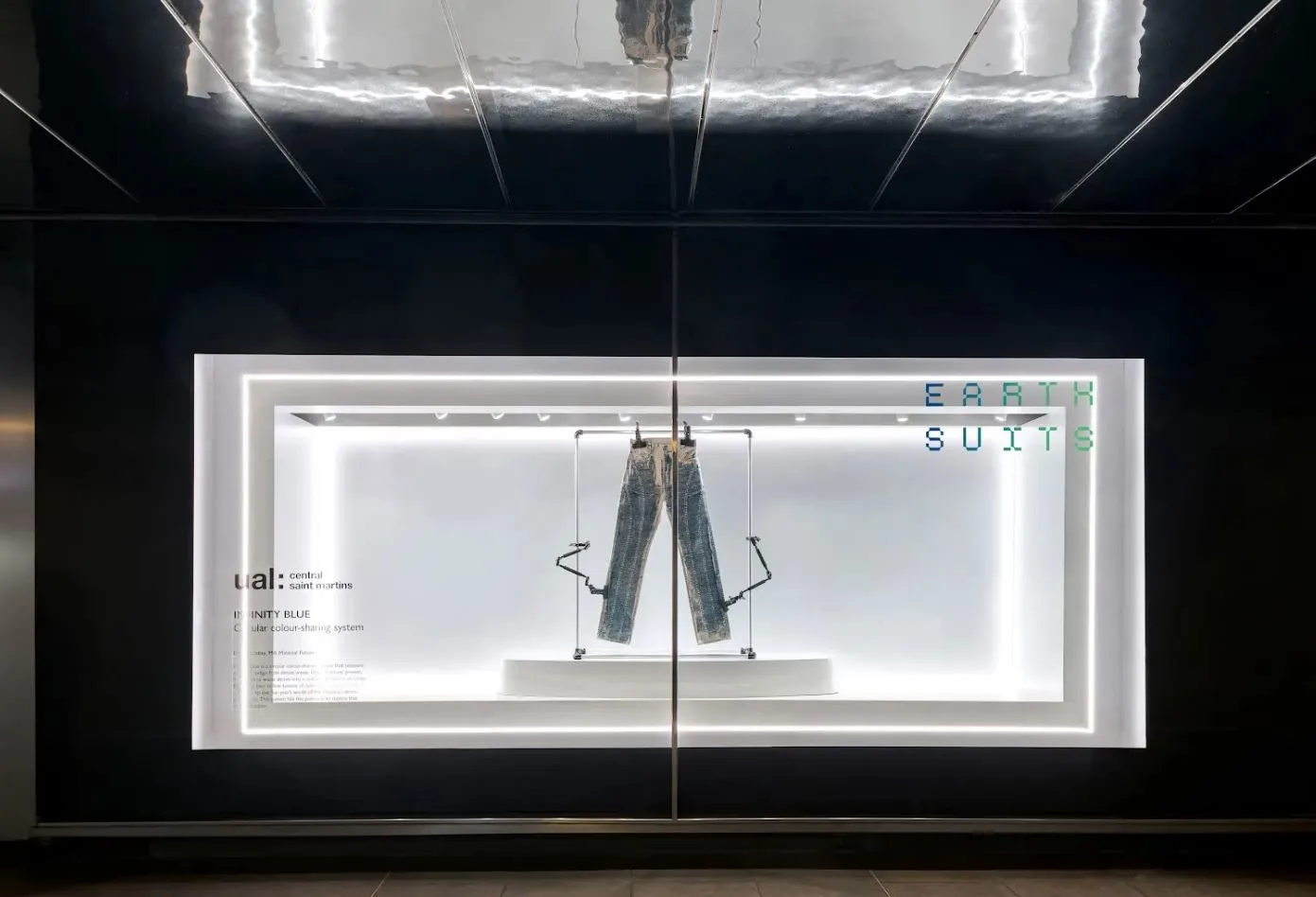 Infinity Blue lights up John Lewis
