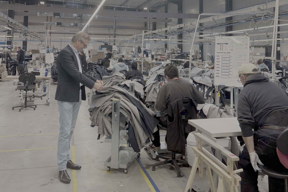 Partnership in progress at French denim factory