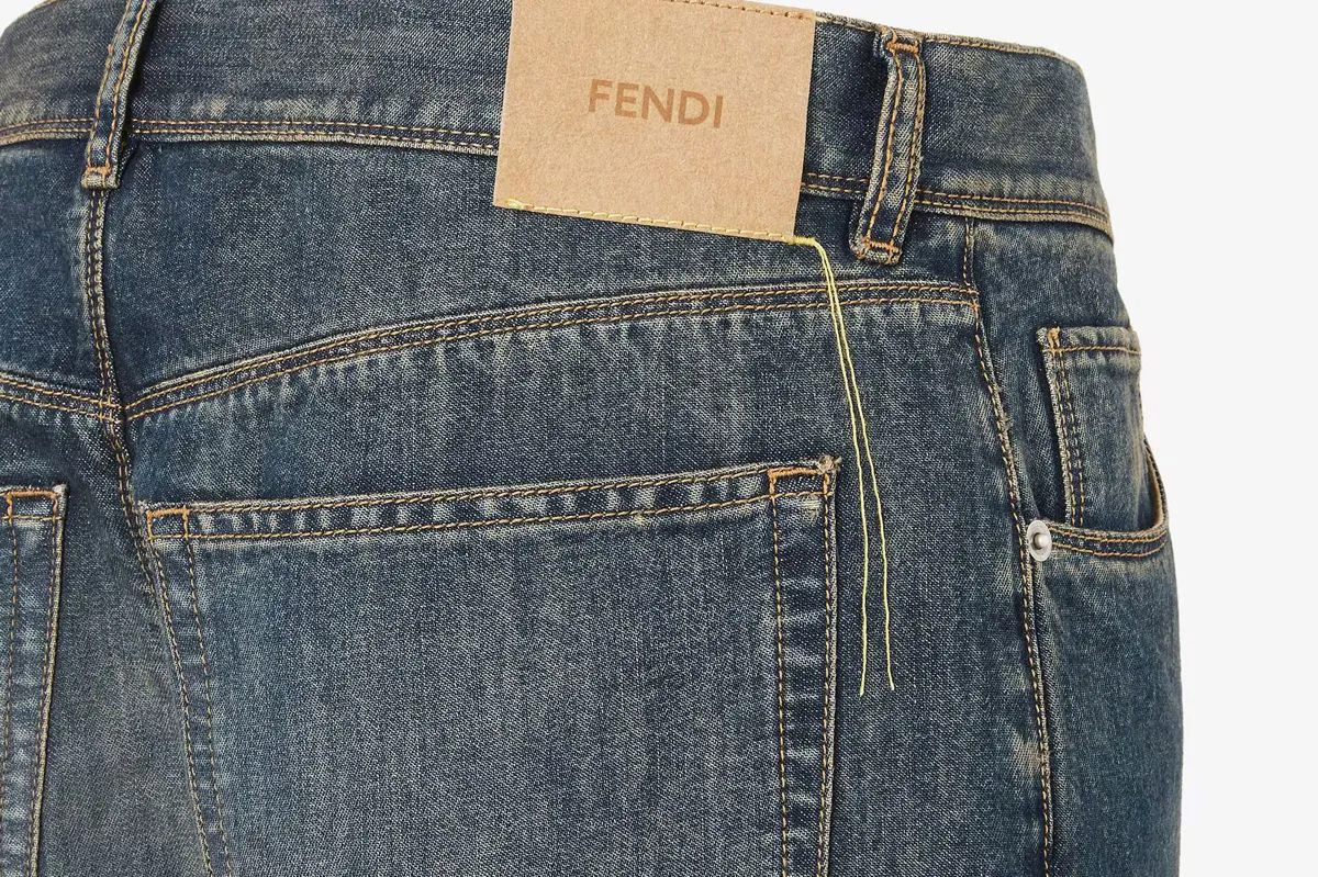 Fendi jeans woven with Bananatex