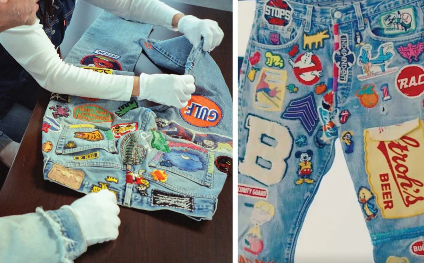 Haring’s jeans add colour to Levi’s archive