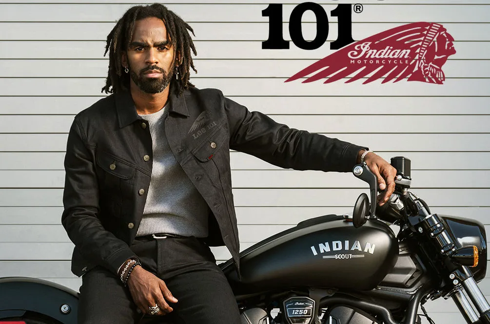 Lee 101 salutes riders with Indian Motorcycle